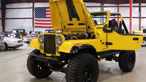 1982 Jeep Cj7 Yellow Youtube