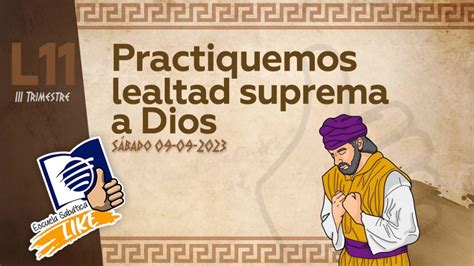 Lecci N Practiquemos La Lealtad Suprema A Cristo Escuela