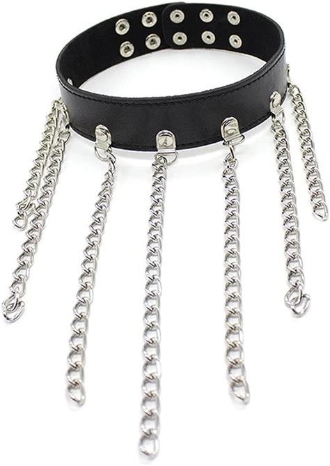 Halsband Erotik Sm Geschirre Halsb Nder Collar Sklave Mit Troddel Chain