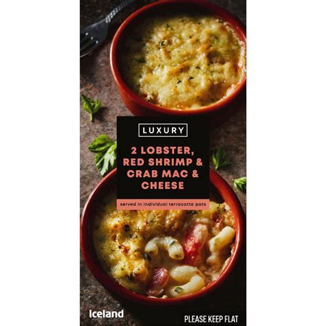 Iceland Luxury 2 Lobster Red Shrimp And Crab Mac And Cheese 200g