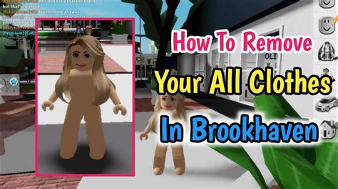 Roblox Brookhaven Rp How To Remove Your Shirt