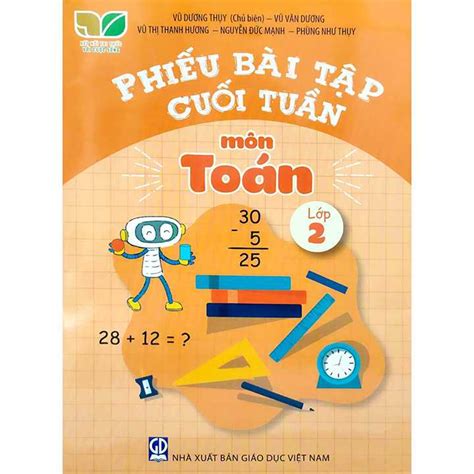 Phiếu bài tập cuối tuần môn Toán lớp 2 kết nối tri thức Lazada vn