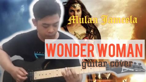 Mulan Jameela Wonder Woman Guitar Cover Youtube