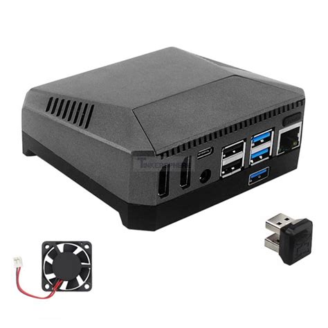 40 90 Argon ONE M 2 Case For Raspberry Pi 4 With Power Button And