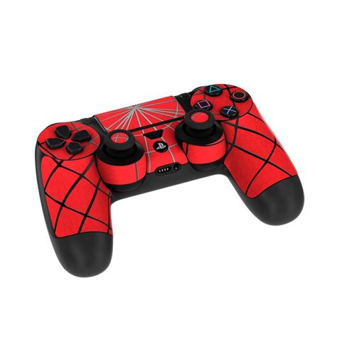 Sony PS4 Controller Skin - Webslinger by Gaming | DecalGirl