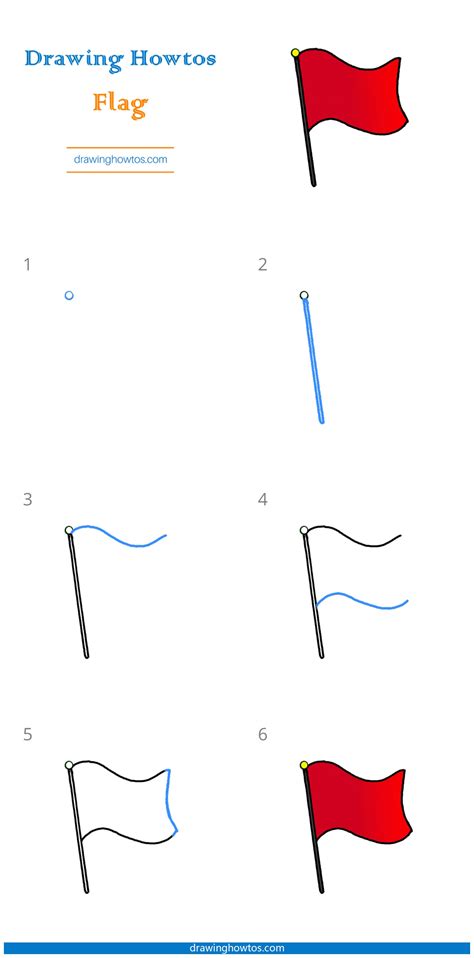 how to draw a flag easy How to draw the united states flag step by step