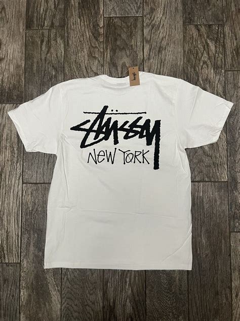 Stussy Stock New York Tee White Size Xl Ebay