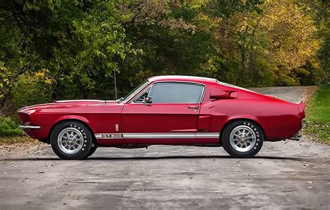 Rare Candy Apple Red 1967 Shelby Gt500 Fastback