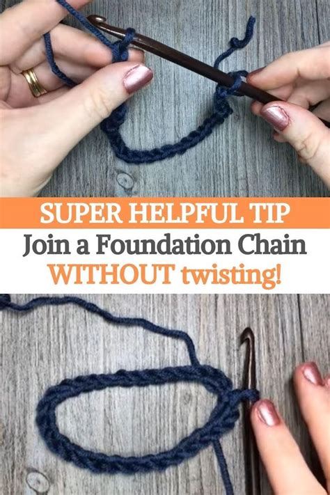 Join A Foundation Chain Without Twisting