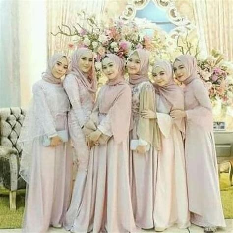 Baju Kondangan Seragam Keluarga Pengantin Muslimah Rekomendasi Kain