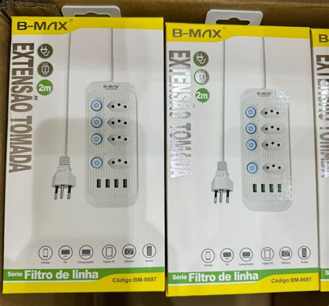 Extensao Tomata M Tomadas E Usb B Max Bm Wzh Eletronico