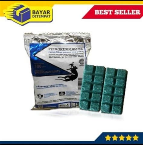 Racun Tikus Petrokum 100 Gram Mati Kering Lazada Indonesia