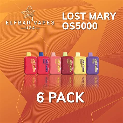 Elf Bar Lost Mary Os5000 6 Pack Elf Bar Vapes Usa