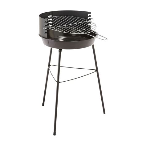 Gardenstar Barbecue Charbon De Bois En Acier Rond Pas Cher Auchan Fr