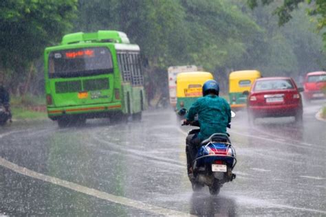 Rain Lashes Delhi Brings Respite From Severe Heat