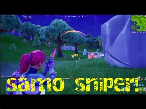 Samo Sniper Challenge U Og Fortniteu Youtube