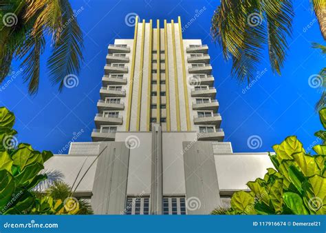 Art Deco Hotel - Miami Beach, Florida Stock Photo - Image of style ...