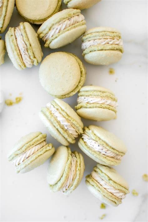 Green Tea French Macarons Mimi Bakes Photos