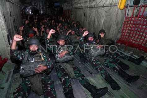 Latihan Jungar Batalyon Komando Paskhas Supadio Antara Foto