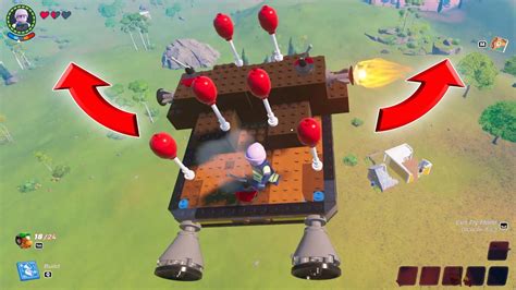 How To Build A Cheap Rotating Airship In Lego Fortnite With Landing