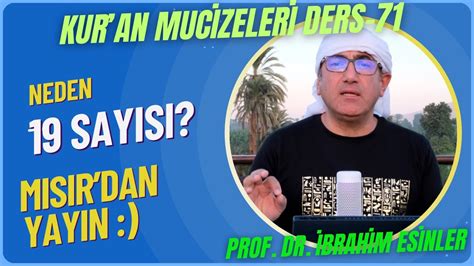 19 mucizesi 3 Kuranın bilimsel mucizeleri ders 71 YouTube