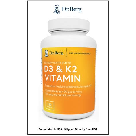 Dr.Berg Vitamin D3 & K2 (READY STOCKS - DIRECT FROM USA) | Shopee Singapore