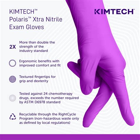 Kimtech Polaris Xtra Nitrile Exam Gloves Mil