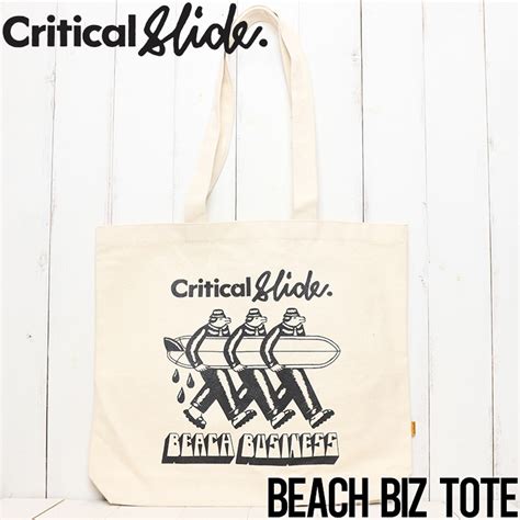 クリックポスト対応 Critical Slide クリティカルスライド TCSS ティーシーエスエス BEACH BIZ TOTE BAG