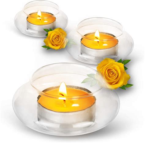 wiecznik na świeczki typu tealight ze szkła świecz 12351232581 Allegro pl