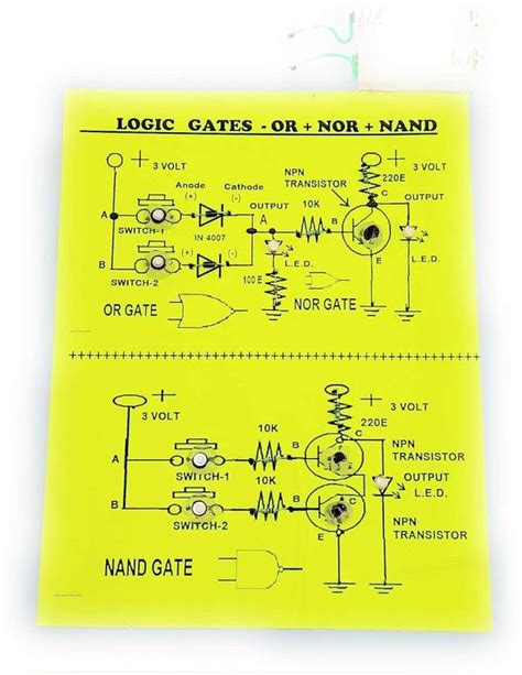 Stepstodo Logic Gates Or Nor Nand Demonstration Kit Pre Assembled