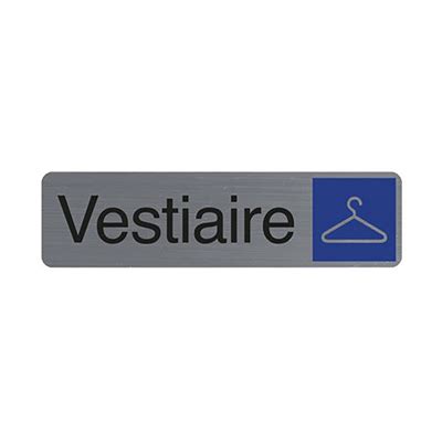 Exacompta Plaque De Signalisation Vestiaire Id E Cadeau Papeterie