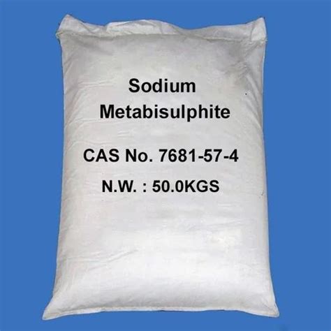 Technical Grade Powder Sodium Metabisulphite For Industrial Packaging