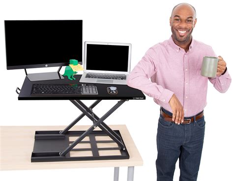 Stand Steady X Elite Pro Standing Desk Converter Instantly Convert