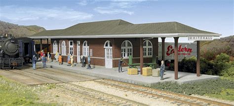 Walthers Cornerstone 1 87 HO Scale Whitehall Train Station Easy To