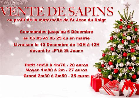 Vente De Sapins Last Shot 1 Mairie De Saint Jean Du Doigt