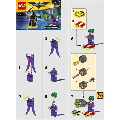 LEGO The Joker Battle Training Set 30523 Instructions | Brick Owl ...