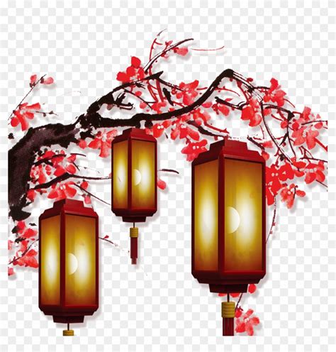 Transparent Chinese Lantern Clipart Chinese Lanterns Transparent