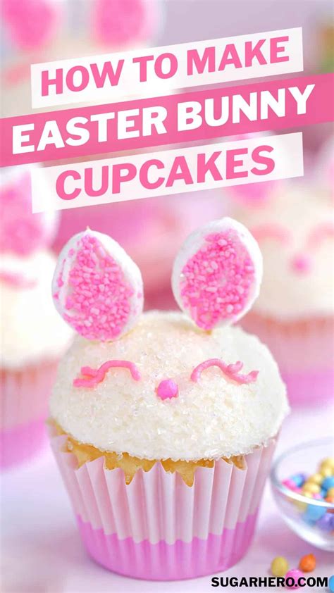 Easter Bunny Cupcakes SugarHero