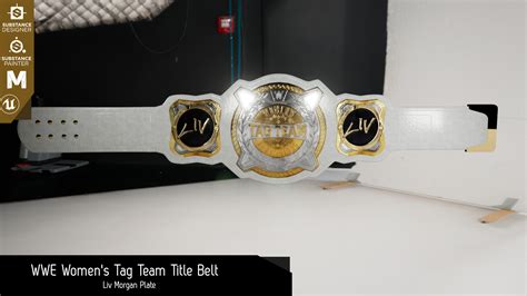 Artstation Wwe Tag Team Championship Belt Liv Morgan Plate