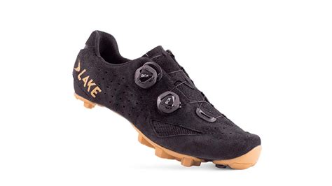 Lake MX238 GRAVEL Fietsschoen MTB Black Suede Gold