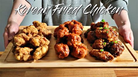 How To Make Korean Fried Chicken Recipe 치킨 3 Flavours On One Plate