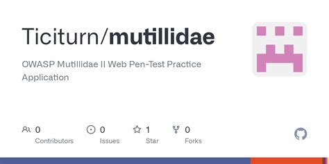 Github Ticiturn Mutillidae Owasp Mutillidae Ii Web Pen Test Practice