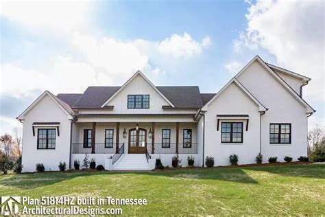 Modern Farmhouse Plan 51814HZ Comes To Life In Tennessee