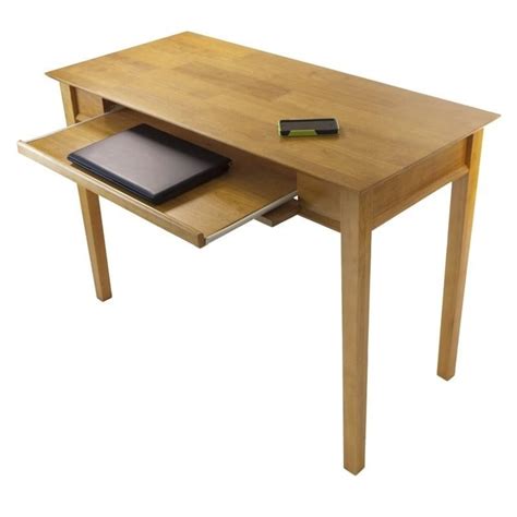 Winsome Metro Studio Solid Wood Computer Desk in Honey Pine - 99042