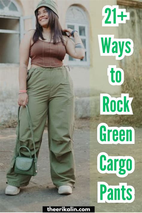 Pin By Katlyn Abbott On Cargo Pants Outfit In 2024 Green Cargo Pants