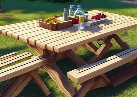 8 Foot Picnic Table Plans With Video Instructions