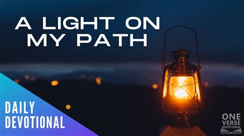 A Light On My Path Psalm 119 105 Daily Devotional YouTube