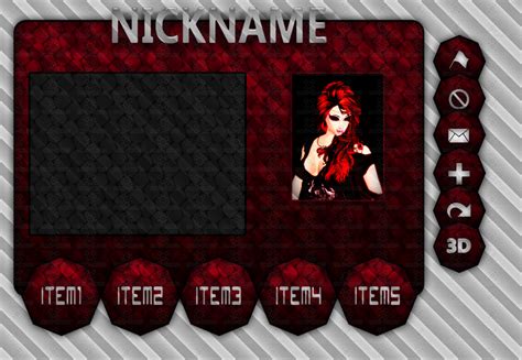 Imvu profile template by Haseovzla on deviantART