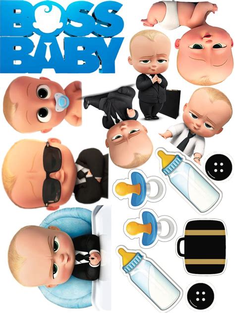 The Boss Baby Character Cutouts Are Shown