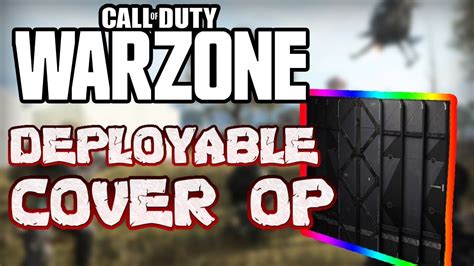 How To Win Using Deployable Cover Call Of Duty Warzone Youtube